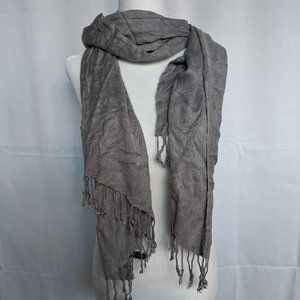 Apt 9 Gray Scarf Shawl Wrap One Size